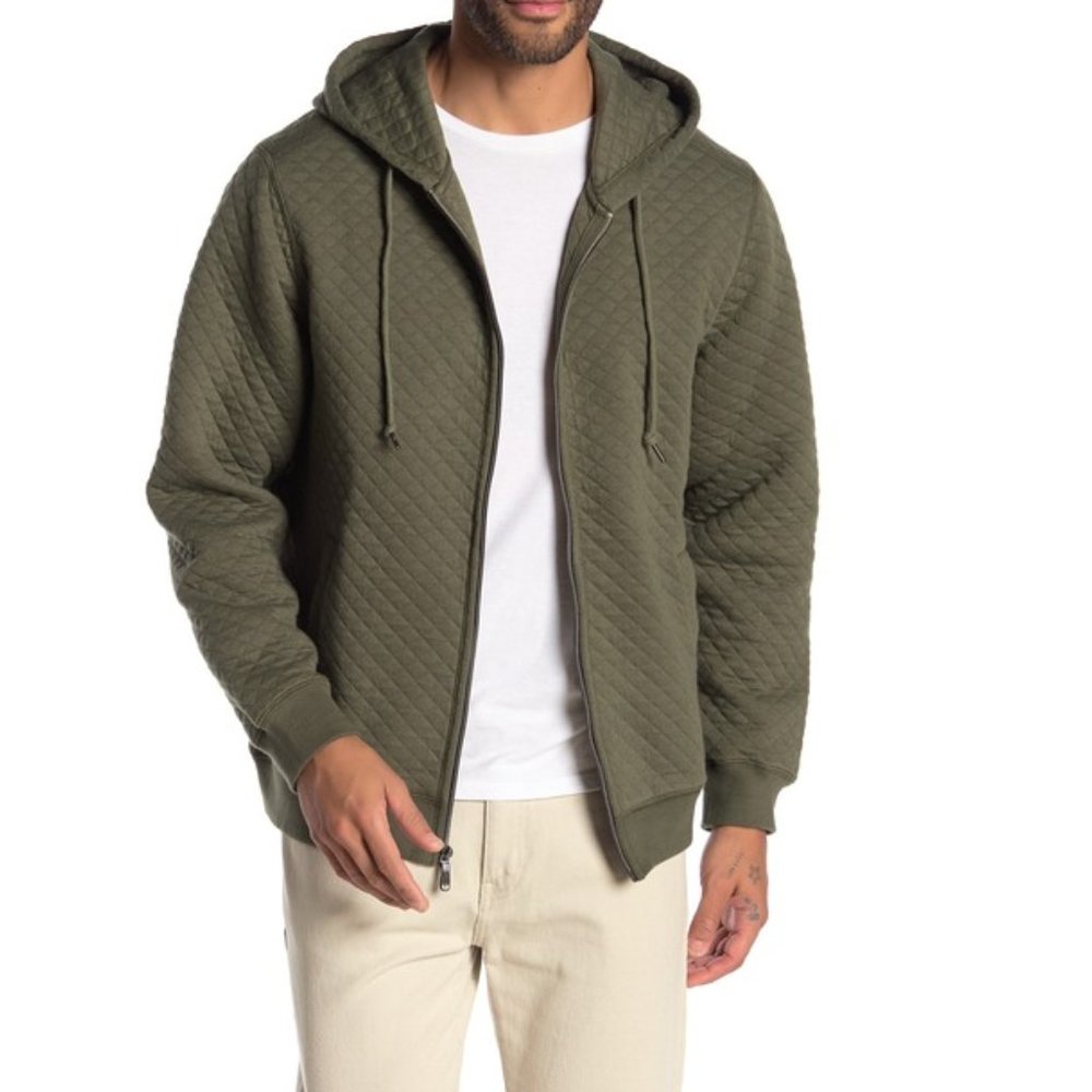 Tommy Bahama Quilt This City Hooded Zip up